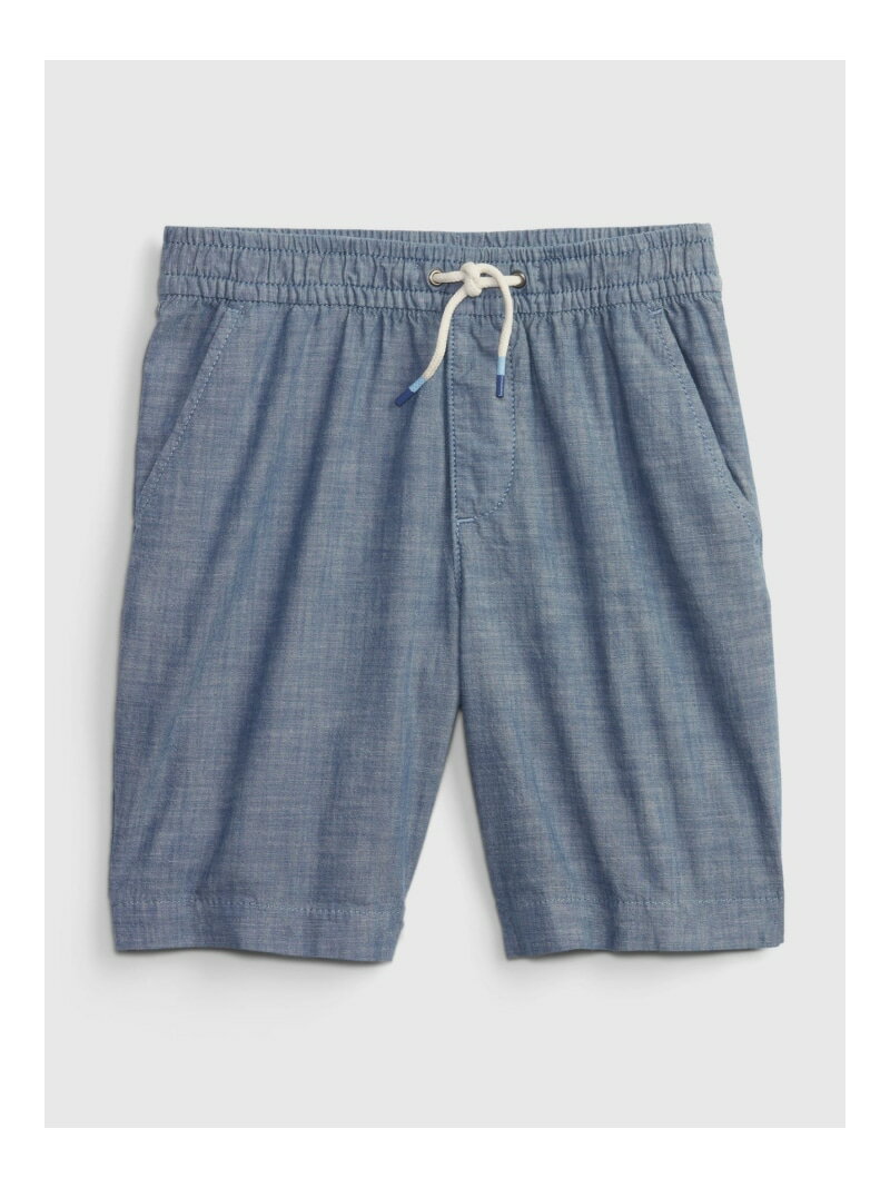 【SALE／30%OFF】GAP (K)ウォッシュウェル(TM) プルオンショートパンツ (キッズ) ギャップ パンツ その他のパンツ ブルー グリーン カーキ ホワイト ブラウン ネイビー ブラック【RBA_E】のサムネイル