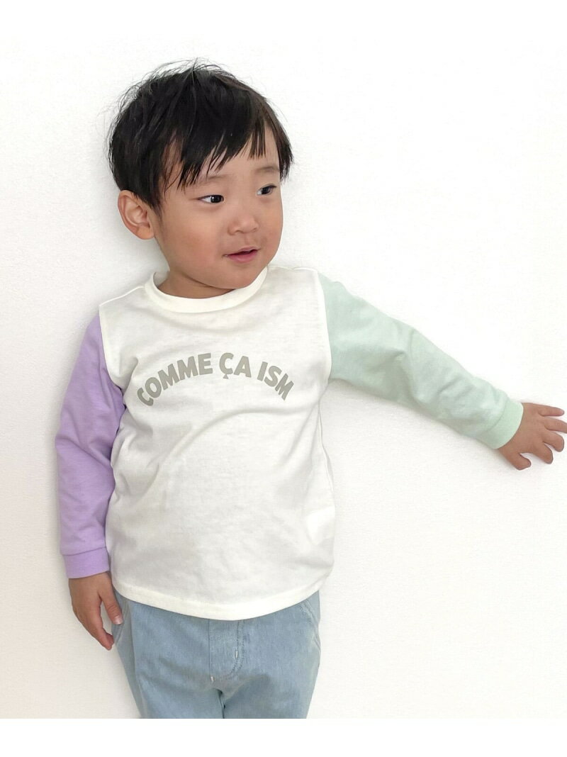 COMME CA ISM ロゴプリントTシャツ(ベビーサイズ) コムサイズム マタニティウェア・ベビー用品 その他のベビーグッズ