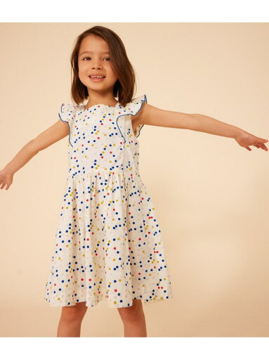 【SALE/10%OFF】PETIT BATEAU ポプリンドットプリントワンピース プチバトー ワンピース・ドレス ワンピース【RBA_E】【送料無料】 【SALE/10%OFF】PETIT BATEAU ポプリンドットプリントワンピース プチバトー ワンピース・ドレス ワンピース【RBA_E】【送料無料】