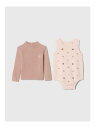 【SALE/64%OFF】GAP (K)セーターセットアップ (ベビー) ギャップ マタニティウェア・ベビー用品 ロンパース・カバーオール ピンク【RBA_E】(4)