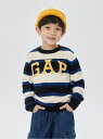 【SALE／57%OFF】GAP GAPロゴ ストライプコージーセーター (キッズ) ギャップ トップス ニット ブラック ブルー ベージュ ピンク【RBA_E】