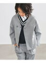 【SALE/40%OFF】B:MING by BEAMS セレモニー チェック ノーカラー ジャケット (100~130cm) ビームスセレモニー2025 25SS フォーマル 卒入園 入学式 卒業式 ハレの日 卒園式 入園式 ビーミング ライフストア バイ ビームス ジャケット・アウター テーラードジャケッ【RBA_E】