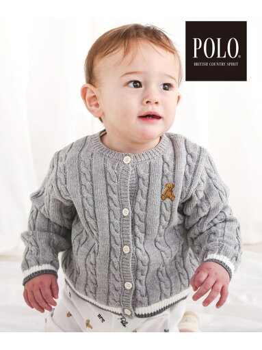 SLAP SLIP BABY 【POLO BCS(ポロ・ビーシーエス)*SLAP SLIPコラボ】クマさん刺しゅうカーディガンベビー(70~80cm) ベベ オンライン ストア マタニティウェア・ベビー用品 ベビートップス ホワイト グレー SLAP SLIP BABY 【POLO BCS(ポロ・ビーシーエス)*SLAP SLIPコラボ】クマさん刺しゅうカーディガンベビー(70~80cm) ベベ オンライン ストア マタニティウェア・ベビー用品 ベビートップス ホワイト グレー