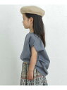 【SALE／30%OFF】URBAN RESEARCH DOORS フレンチタックプルオーバー(KIDS) アーバンリサーチドアーズ トップス その他のトップス ブルー グレー【RBA_E】