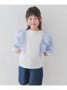 【SALE/40%OFF】URBAN RESEARCH DOORS 布帛ドッキングフリルカットソー(KIDS) アーバンリサーチドアーズ トップス その他のトッ...
