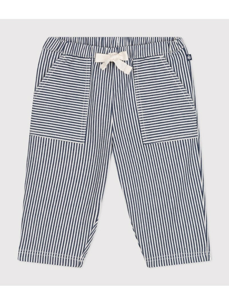 【SALE/40%OFF】PETIT BATEAU サージ織りパンツ プチバトー パンツ その他のパンツ【RBA_E】【送料無料】