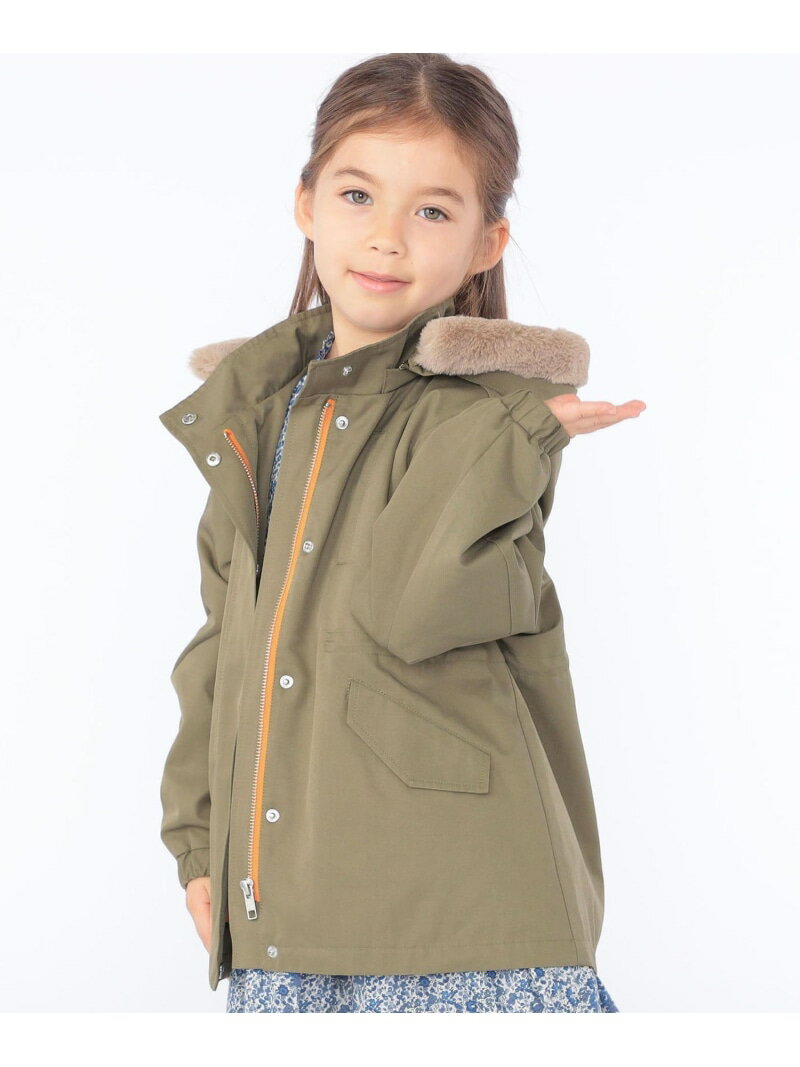 【SALE／40 OFF】SHIPS KIDS SHIPS KIDS:100~130cm /＜洗濯機可能＞ツイル モッズ コート シップス ジャケット アウター モッズコート グリーン【RBA_E】【送料無料】