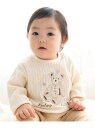 fillot de bebe reduction 【お揃い】ケーブルニットクマパッチ長袖Tシャツ(70~90cm) ベベ オンライン ストア マタニティウェア・...