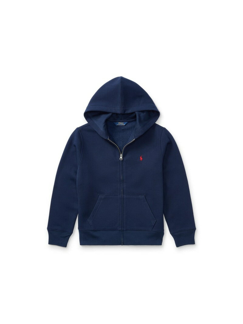 POLO RALPH LAUREN (ボーイズ 8才~20才)コットンブレンドフリース フーディ ラルフローレン トップス パーカー・フーディー ブルー【送料無料】