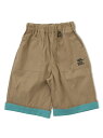 【SALE/30%OFF】KRIFF MAYER (K)裾ペロハーフパンツ クリフメイヤー パンツ その他のパンツ グレー イエロー ブルー ベージュ【RBA_...