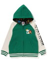 A BATHING APE BABY MILO FRUIT ZIP HOODIE K ア ベイシング エイプ トップス パーカー フーディー グリーン イエロー【送料無料】