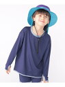 SHIPS KIDS SHIPS KIDS:90~130cm / 無地 ラッシュガード シップス 水着・スイムグッズ ラッシュガード ネイビー【送料無料】