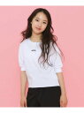 【SALE/50%OFF】PINK-latte 【130cmあり】サーマルTシャツ ピンク ラテ トップス カットソー・Tシャツ グレー ホワイト ブラック【RBA_E】