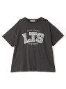 Lovetoxic 【7days】接触冷感レースロゴTシャツ ナルミヤオンライン トップス カットソー・Tシャツ ブルー ホワイト グレー【送料無料】(4)