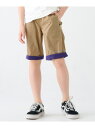 【SALE/20%OFF】KRIFF MAYER (K)さらさらエアー裾ペロショーツ クリフメイヤー パンツ その他のパンツ グリーン ベージュ ブラック オレ...