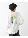 【SALE/20%OFF】GLOBAL WORK ヘビロッTEE/プリント長袖/キッズ/115737 グローバルワーク トップス カットソー・Tシャツ グリーン...
