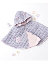 panpantutu くま耳キルトマント パンパンチュチュ ジャケット・アウター ポンチョ ピンク パープル【先行予約】*【送料無料】