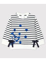 【SALE/30%OFF】PETIT BATEAU マリニエールプリント長袖カットソー プチバトー トップス スウェット・トレーナー【RBA_E】【送料無料】