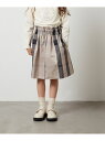 楽天Rakuten Fashion Kids【SALE／40％OFF】a.v.v [140-150]タックフレアスカート アー・ヴェ・ヴェ スカート その他のスカート ベージュ【RBA_E】