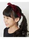 a.v.v [KIDS]リボンカチューシャ アー・ヴェ・ヴェ ヘアアクセサリー その他のヘアアクセサリー パープル ブラウン グレー