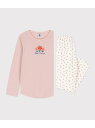 【SALE／10%OFF】PETIT BATEAU 長袖パジャマ プチバトー インナー・ルームウェア パジャマ【RBA_E】【送料無料】 2