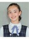 pom ponette junior *クラウンタイリボンブローチ ナルミヤオンライン アクセサリー・腕時計 ブローチ・コサージュ・バッジ ブルー【送料無料】