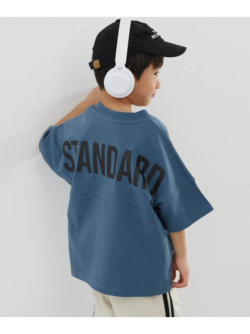 devirock 綿100% 型崩れしにくい STANDARD バックロゴプリント 半袖Tシャツ Tシャツ トップス 25SS デ..