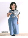 SLAP SLIP 【PEANUTS*SLAP SLIP】75周年カンガルーポケット付きサロペット(80~120cm) ベベ オンライン ストア オールインワン...