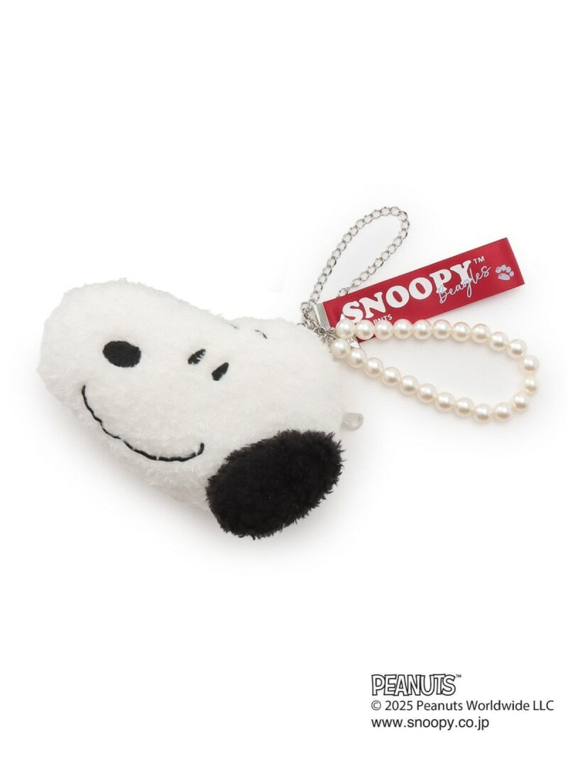pom ponette junior 【PEANUTS】スヌーピーフェイスポーチ ナルミヤオンライン ファッション雑貨 その..