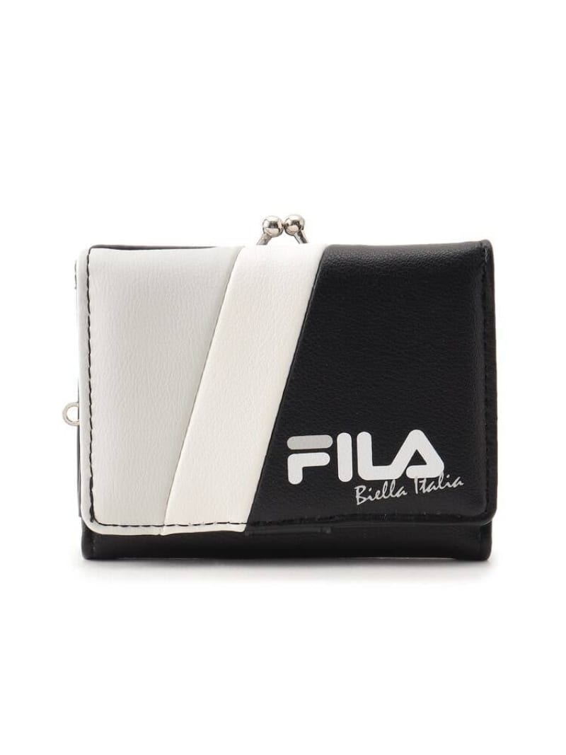 ピンクラテ 財布 女の子 【SALE／10%OFF】PINK-latte 【FILA】 がま口コンパクト財布 ピンク ラテ 財布・ポーチ・ケース 財布 グレー グリーン パープル【RBA_E】