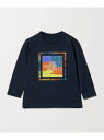UNITED ARROWS green label relaxing <THE NORTH FACE>ゲットモテッド グラフィック ロンT / キッズ / 110cm-120cm ユナイテッドアローズ グリーンレーベルリラクシング トップス カットソー・Tシャツ ネイビー ホワイト【送料無料】(4)