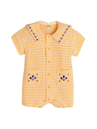 【SALE/50%OFF】moimoln ロディチェックカバーオール モイモルン マタニティウェア・ベビー用品 ロンパース・カバーオール オレンジ【RBA_E】 【SALE/50%OFF】moimoln ロディチェックカバーオール モイモルン マタニティウェア・ベビー用品 ロンパース・カバーオール オレンジ【RBA_E】