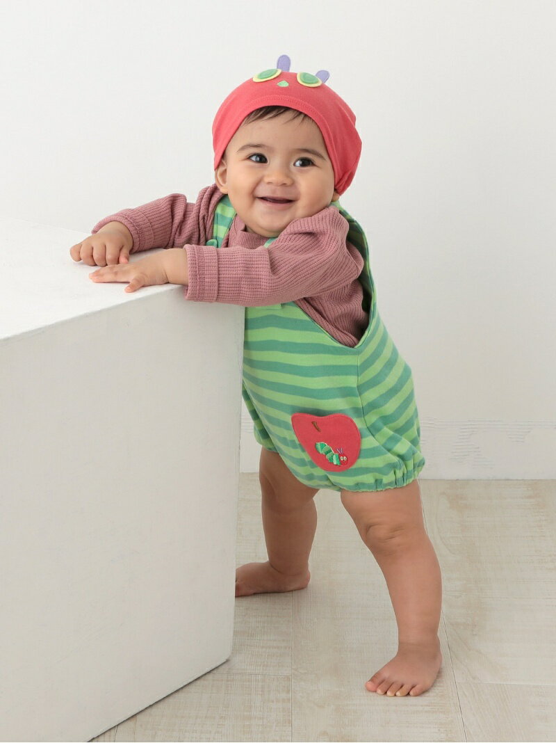 Afternoon Tea はらぺこあおむし/帽子&サロペットセット アフタヌーンティー・リビング マタニティウェア・ベビー用品 その他のベビーグッズ【送料無料】のサムネイル