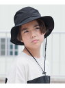 【SALE/30%OFF】GLOBAL WORK DRY/洗えるUVHAT/キッズ/112983 グローバルワーク 帽子 ハット ブラック グレー【RBA_E】