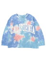 【SALE/20%OFF】BREEZE タイダイカレッジロゴTシャツ エフオーオンラインストア トップス カットソー・Tシャツ オレンジ ブルー【RBA_E】