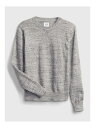 【SALE／34%OFF】GAP (K)クルーネックセーター (キッズ) ギャップ トップス ニット グレー ブルー【RBA_E】