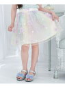 【SALE/30%OFF】any FAM KIDS 立体フラワー チュール スカート エニィファム スカート ロング・マキシスカート【RBA_E】