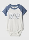 ギャップベビー　ベビー服 GAP (K)オーガニックコットン GAPロゴ ボディシャツ (ベビー) ギャップ マタニティウェア・ベビー用品 ロンパース・カバーオール ブルー ピンク