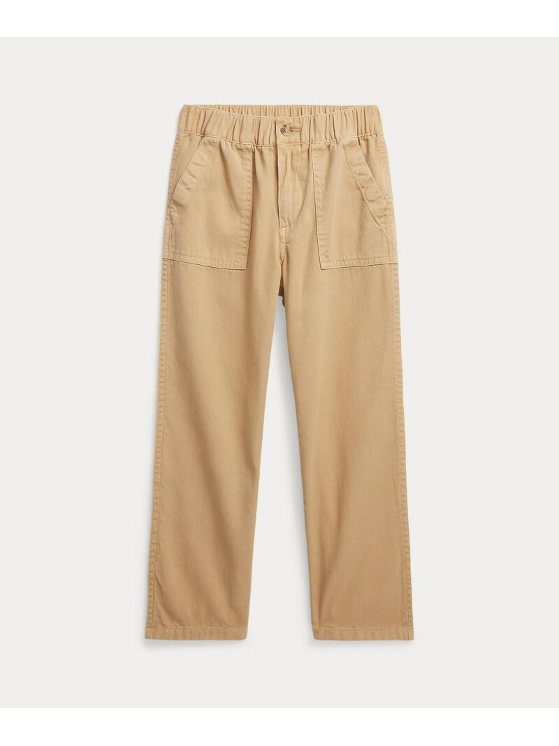 【SALE/50%OFF】POLO RALPH LAUREN (ガールズ 2才~6才)ストレートレッグ コットン ツイル パンツ ラルフローレン パンツ チノパンツ ブラウン【RBA_E】【送料無料】