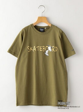 SHIPS KIDS SHIPS KIDS:スヌーピー 半袖 TEE(145~160cm) シップス カットソー キッズカットソー ピンク ホワイト グリーン ブルー【送料無料】