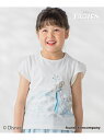 【SALE/20%OFF】SLAP SLIP 【ディズニーキャラクター】プリント半袖Tシャツ(80~140cm) ベベ オンライン ストア トップス カットソー・Tシャツ グリーン パープル ホワイト【RBA_E】