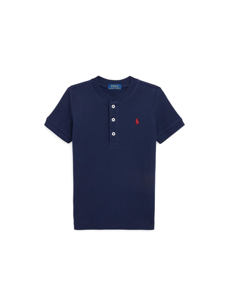 POLO RALPH LAUREN (ボーイズ 2才~7才)コットン メッシュ ヘンリー シャツ ラルフローレン トップス カットソー・Tシャツ ネイビー【送料無料】