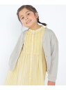 【SALE／40%OFF】SHIPS KIDS SHIPS KIDS:100~130cm / ワッフル スナップ カーディガン シップス トップス カーディガン ベージュ ネイビー【RBA_E】【送料無料】