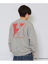 【SALE/20%OFF】GLAZOS 【大人向けサイズあり】【HARVARD】バックロゴプリントトレーナー ナルミヤオンライン トップス スウェット・トレーナ...