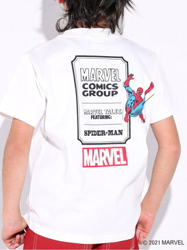 【SALE/10%OFF】RAD CUSTOM 【MARVEL*RADCUSTOM】MARVEL(マーベル)コラボ スパイダーマン アイアンマン Tシャツ(120~160cm) ベベ オンライン ストア カットソー Tシャツ ホワイト ブラック【RBA_E】