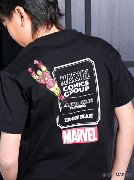 【SALE/10%OFF】RAD CUSTOM 【MARVEL*RADCUSTOM】MARVEL(マーベル)コラボ スパイダーマン アイアンマン Tシャツ(120~160cm) ベベ オンライン ストア カットソー Tシャツ ホワイト ブラック【RBA_E】