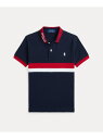 POLO RALPH LAUREN (ボーイズ 2才~7才)ストライプド コットン メッシュ ポロシャツ ラルフローレン トップス ポロシャツ ネイビー【送料無...