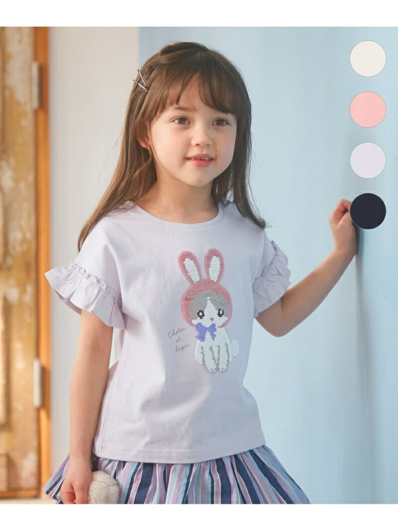 【SALE／30%OFF】any FAM KIDS ミラクルスパンコールTシャツ エニィファム トップス カットソー・Tシャツ【RBA_E】