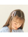 apres les cours ツイードリボンヘアクリップセット エフオーオンラインストア ヘアアクセサリー カチューシャ・ヘアバンド ブラウン ブラック
