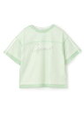 【SALE/50%OFF】pom ponette junior 【ニコ☆プチ掲載】メッシュTシャツセット ナルミヤオンライン トップス アンサンブル グリーン ...